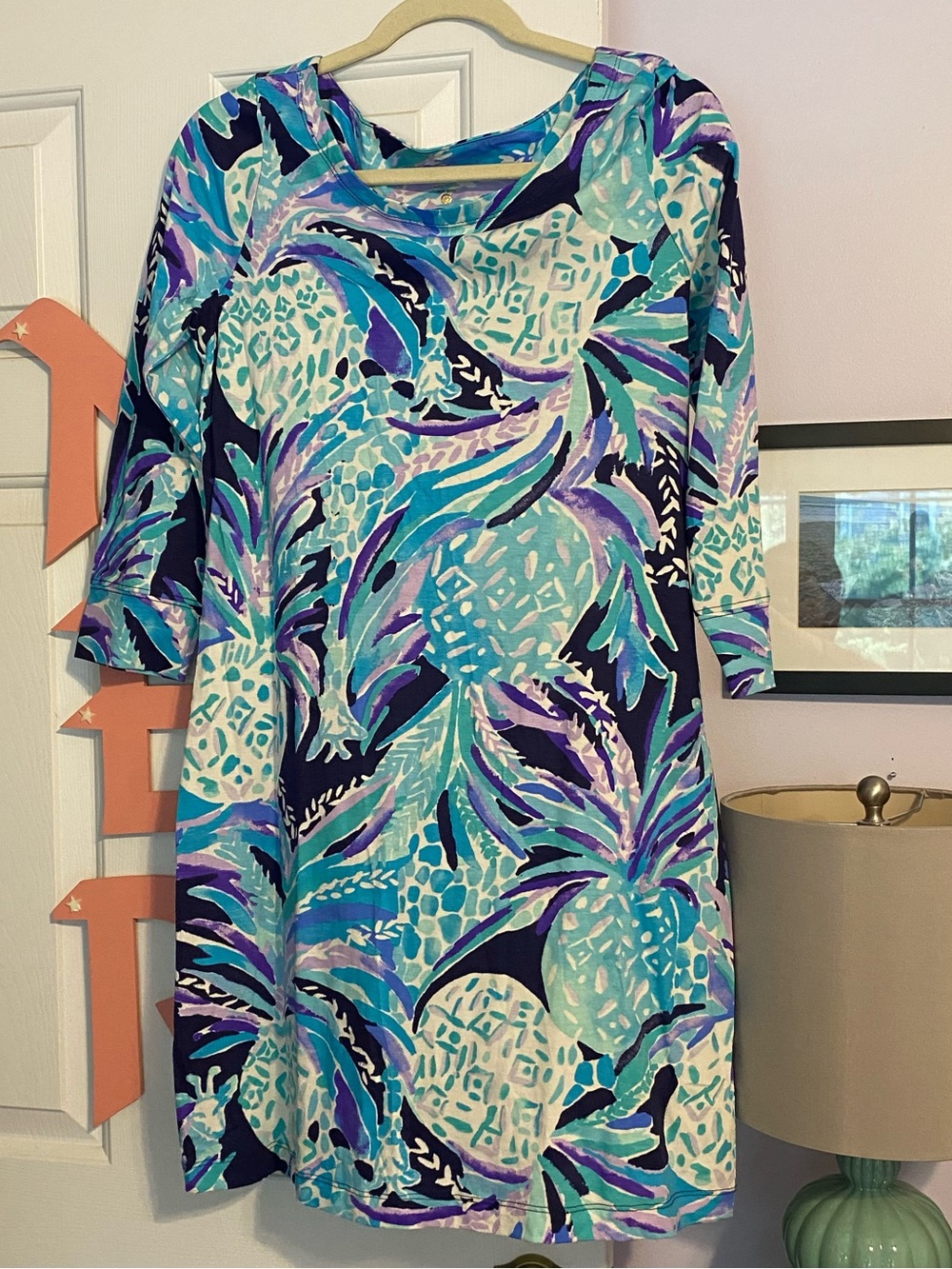 Lilly Pulitzer tropical print dress